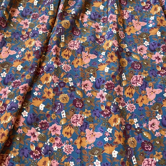 Vintage Boho Floral Skirt - Picture 2 of 5
